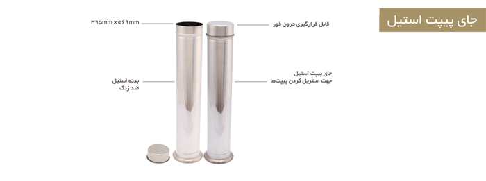 Steel Pipette Canister